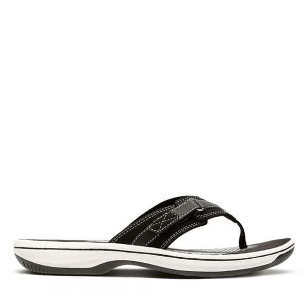 Clarks Womens Brinkley Sea Sandals Black | CA-723541